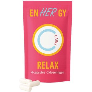 enHERgy RELAX Capsules | 4 capsules | Ontspanning en Energie | Meer helderheid en Kalmte | Subtiele Rust in jouw RELAX moment | relax en ontspanning voor de vrouw