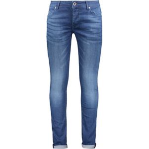 Cars Jeans Dust Super Skinny 75528 Blue Coated Mannen Maat - W31 X L36