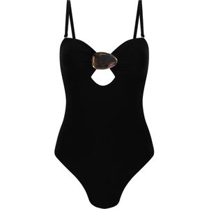 Hunkemöller Corrigerend badpak Cabo Zwart L