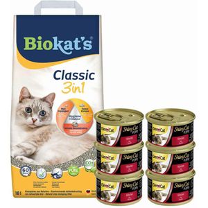 Biokat's Classic & GimCat ShinyCat in Jelly Kip Pakket