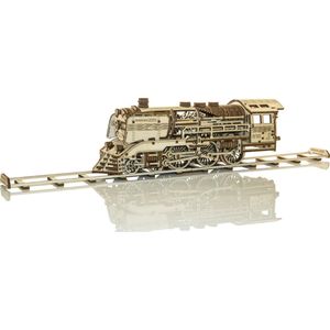 Wooden City Wooden Express met Rails - Houten Modelbouw