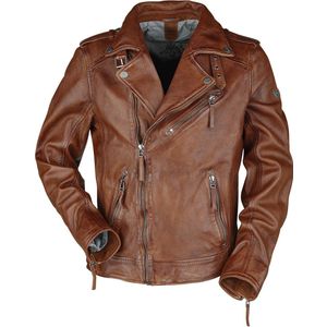 Gipsy GM Malic Heren Lederen jas - bruin - S