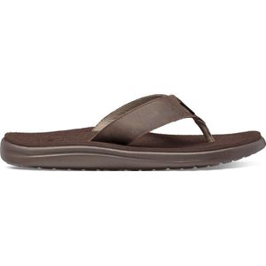 Teva M Voya Flip Leather Heren Slippers - Bruin - Maat 43