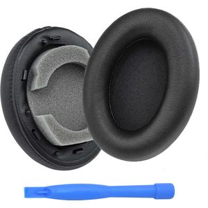MMOBIEL Oorkussens voor Sony WH-1000XM3 Noise Cancelling Hoofdtelefoon - Memory Foam en Protein PU Koptelefoon Oorkussens - Noise Isolation Hoofdtelefoon Earpads – Zwart