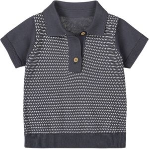 Dirkje jongens Polo Navy - 03 Boys sunset - Maat 56