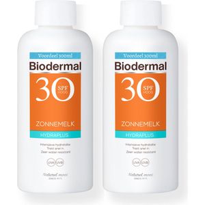 Biodermal Zonnebrand - Factor 30 - Voordeelverpakking 300ml - Duo Pack - Zonnemelk