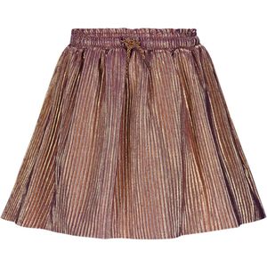 NONO - Nele Metallic Plissee Skirt - Lupine Lilac - Maat 104