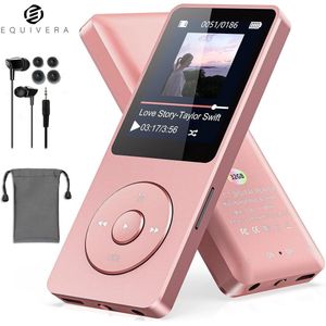 Equivera MP3 Speler Bluetooth - MP3 Speler - MP3 Speler met Bluetooth - MP3 Speler Bluetooth met FM Radio
