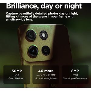 Motorola - PB6E0028ES - Smartphone - Groen - 6,72 inch - 8 GB RAM - 512 GB