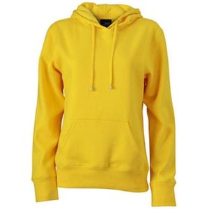 James and Nicholson Dames/dames Hooded Sweatshirt (Zonnegeel)