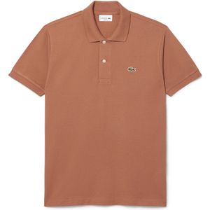 Lacoste Classic Fit polo - melkchocolade bruin - Maat: XXL