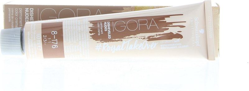 Schwarzkopf - Igora #RTO 8-176 - Haarkleuring - Hellblond Cendré - 60ml