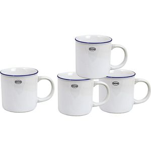 CABANAZ - mok, keramiek, TEA/COFFEE MUG, 250 ml, wit, set/4
