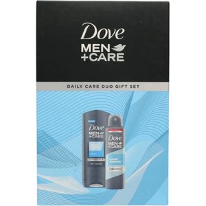 Dove Geschenkset - Men Care Clean Comfort - Duo - Douchegel & Deospray