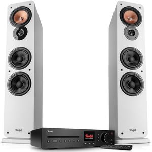 Teufel - ULTIMA 40 KOMBO 3 - Compleet Stereosysteem - Wit - Met WiFi, LAN, Bluetooth