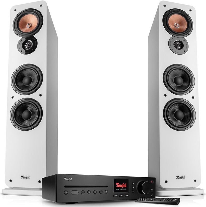 Teufel - ULTIMA 40 KOMBO 3 - Compleet Stereosysteem - Wit - Met WiFi, LAN, Bluetooth