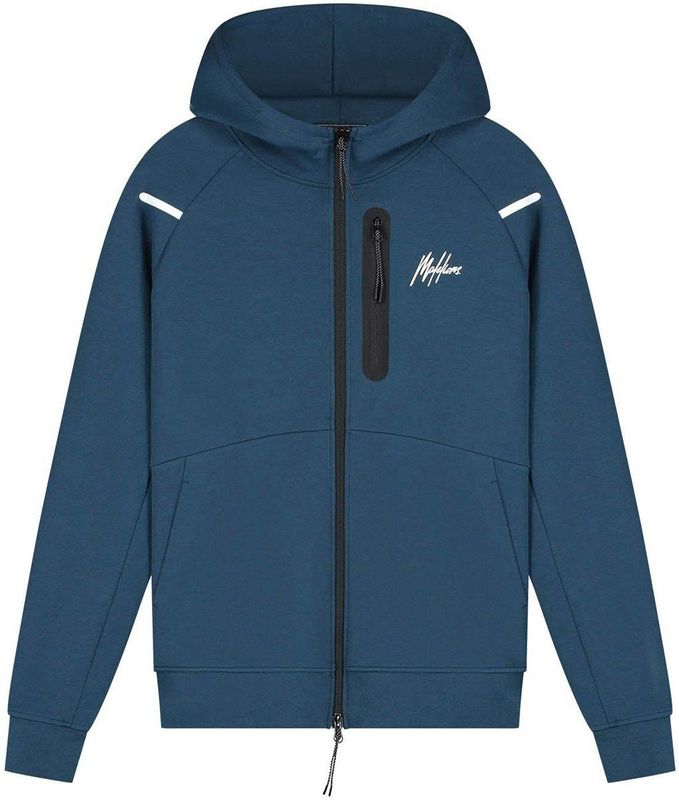Malelions Sport Counter Zip Hoodie - Indigo XS