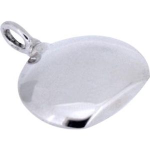 Ashanger zilver, model Fles. Met collier.