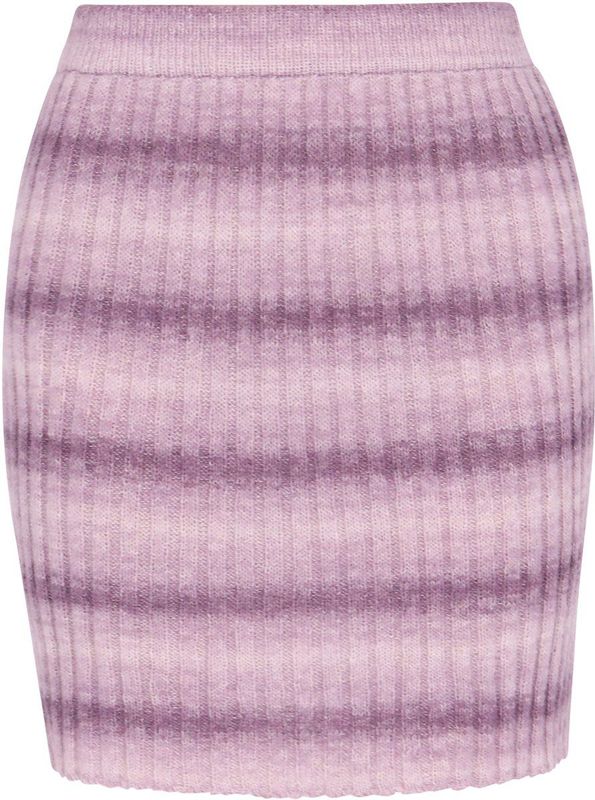 MYMO - A-lijn Rok - Lila - Gevoerde Zoom/Rand - Slanke Pasvorm