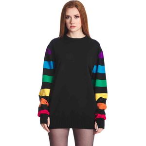 Banned - Solar Knit Korte jurk - L - Multicolours