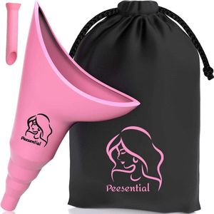 Peesential - Plastuit - Roze - Urinoir voor Vrouwen - Herbruikbaar