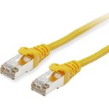 Equip Patchkabel RJ45 Cat6A S/FTP (S-STP) PIMF Geel 15,00 Meter geel