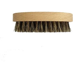 Ovale Houten Baardborstel met Varkenshaar - Verzorgingsgereedschap voor Gezichtshaar