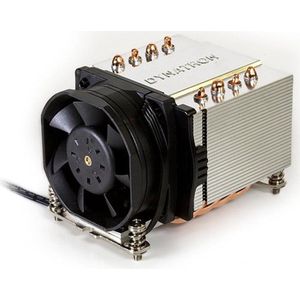 Inter-Tech A-24 Processor Koeler 6 cm Aluminium, Zwart