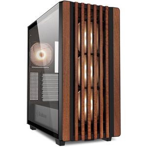 ATX pc-behuizing met RGB-verlichting en uitgebreide ventilatie-opties