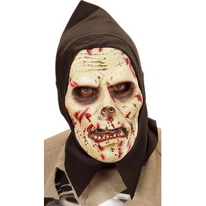 Zombie masker met capuchon voor volwassenen Halloween  - Verkleedmasker - One size