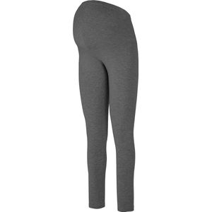Be Mammy BE-BE20-230-LE Dames Zwangerschapsleggings - Lang - Katoen - Elasthan - Yogabroek - Donker Gemêleerd - M