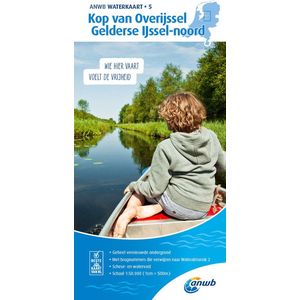 ANWB waterkaart 5 - Kop van Overijssel-Gelderse IJssel-noord