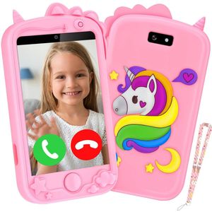 Silvergear - Kids Smartphone - Roze - Videobelfunctie en GPS - Educatief Speelgoed