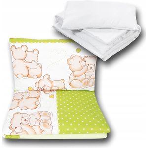 Babyslaapzak 120x90cm met Woolling - 4 delen Katoen