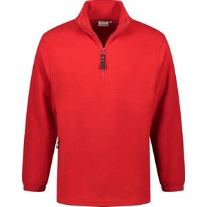 Santino fleece sweater Serfaus - rood - maat L