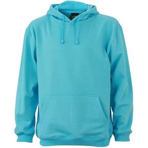 James and Nicholson Unisex Hooded Sweatshirt (Pacifisch Blauw)