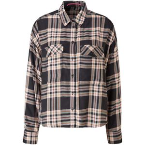 Q/S designed by - Bloes - Maat 34 - Vrouwen - 99N1 black chec - Viscose