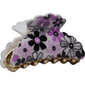 Jessidress® Haarklem Dames Haarkam Stevige Haarclip Haarklemmen - Paars