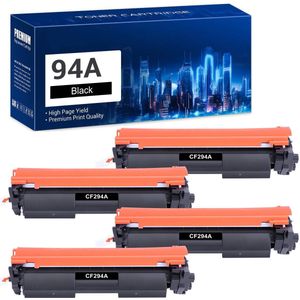 4-pack | HP94A CF294A - Alternatieve Toner - 1200 Pagina's - Geschikt voor HP LaserJet Pro M118dw, MFP M148dw, M148fdw, M148fw