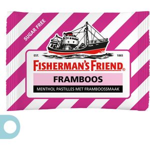 Fisherman’s Friend - Framboos - Suikervrij - 24 stuks à 25 gram