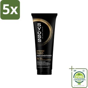 5 x Syoss - Oleo - Conditioner - Voedt & Verzacht - 250 ml - Grootverpakking - Haar Conditioner - Droge Haren - Dof Haar - Glans - Voedende Conditioner