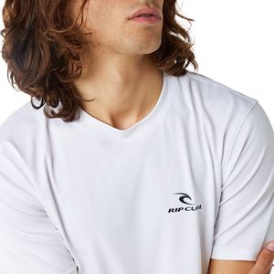 Rip Curl Heren Search Series Korte Mouw UV-T-shirt - Wit