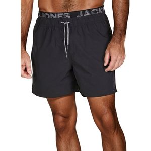 Jack & Jones Heren Short MAUI JJSWIM regular fit Zwart XXL Volwassenen