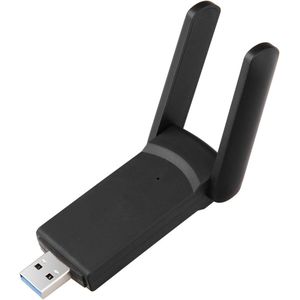 WLAN Stick voor PC - WLAN Adapter USB Wifi Adapter voor PC/Desktop/Tablet/Laptop 1300Mbps USB 3.0 2.4G 5.8G Dual-Band