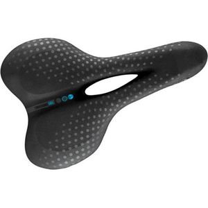 Selle San Marco Trekking Open Fit Gel Zadel Zwart 188 mm