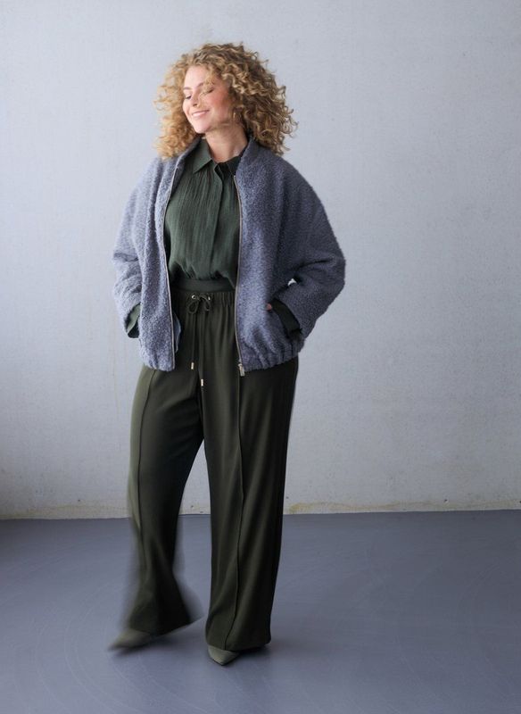 YEST CURVE Gilberta Cover ups - Dark Grey/Melange - maat X-0(44)