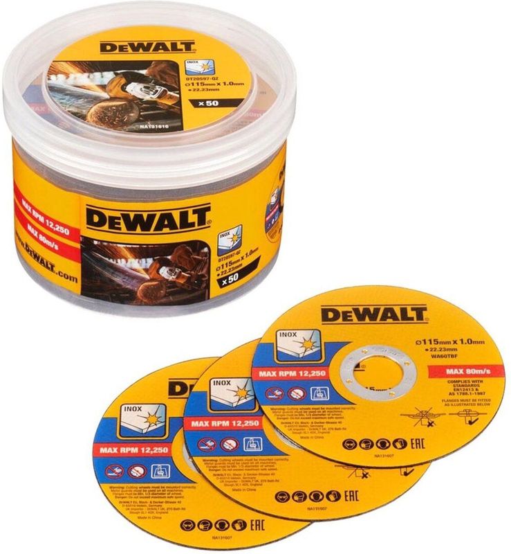Dewalt - dt20597-qz - Slijpschijven - Ø 115 mm - 50 Stuks