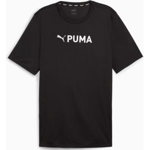 PUMA Fit Ultrabreathe Tee Heren Sportshirt - Zwart - Maat L