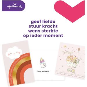 Wenskaart hallmark navulset geboorte dochter 6 st | Set a 6 stuk