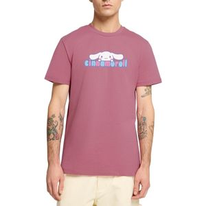 Cinnamoroll Gluurt Over De Letters Premium T Shirt Heren